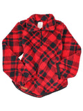 Simply southern pullover red and black plaid