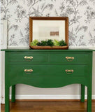 dixie belle paint evergreen chalk mineral paint furniture table