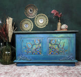 dixie belle peacock chalk mineral paint furniture