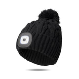 Nova Night Scope Pom beanie Hat Black, Pink or White