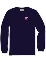 Simply Southern Long sleeve t shirt Elephant Pink Bow