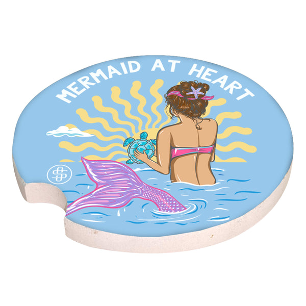 Car Coasters Mermaid at Heart