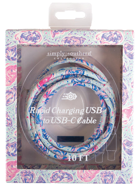 Phone Charger USB-C Cable  by Simply Southern