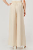Ivory drawstring pants