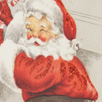 Santa claus  with glitter