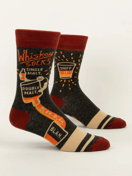 Whiskey socks blue q 