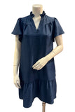 Miss B Terra Dress Navy Medium