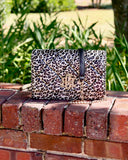clutch bryn crossbody spotted leopard purse
