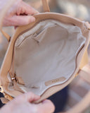 Caroline Hill Georgie Mini Tote Natural