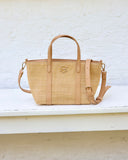 Caroline Hill Georgie Mini Tote Natural