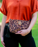 leopard print clutch