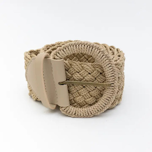 Raffia Woven Braided belt