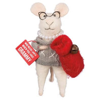 Critter Grammy Mouse Christmas by Primitives by Kathy