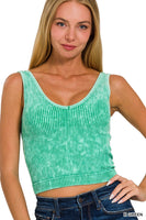 v neck ribbed bras kelly green