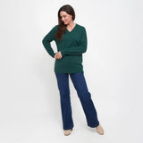 Emery crochet sleeve sweater by Elsie and Zoey