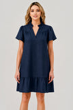 Miss B Terra Dress Navy Medium
