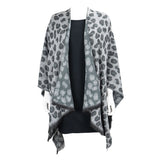 Snow Leopard Wrap Gray