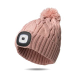 Nova Night Scope Pom beanie Hat Black, Pink or White