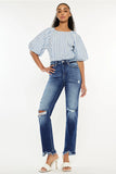 Kan Can High Rise straight jeans dark wash