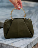 Caroline Hill Brooks Bag with Rings Olive
