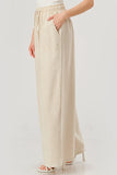 Ivory drawstring pants