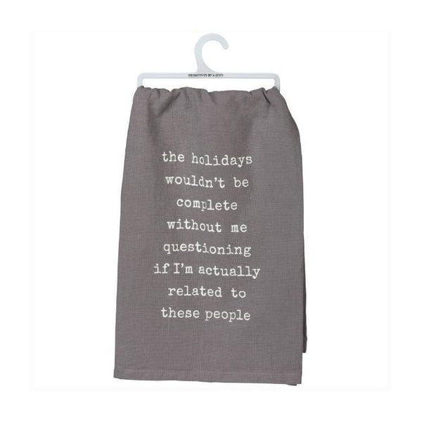 Christmas kitchen towel Actually Related to These People