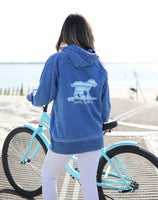 Buddy by the Sea Royal Blue Burnout Sweatshirt