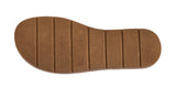 Brown shoe sole on a white background