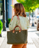 Caroline Hill Missy tote in Olive