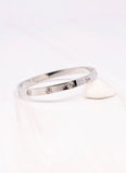 Almeria CZ metal bracelet Silver