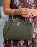 Caroline Hill Brooks Bag with Rings Olive