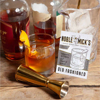 Noble Mick's old fashioned, orange bitters and simple syrup