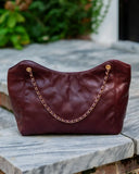 Caroline Hill Betsy Tote burgandy