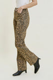 Judy Blue Leopard Classic Straight leg jeans