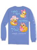 Simply Southern Long sleeve t shirt Ducks in a row