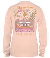 Simply Southern Long Sleeve Take me home tshirt