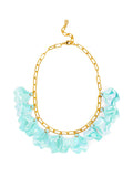 Lucy Necklace iridescent petals Multiple Color Options