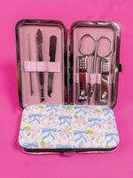 manicure Kit ribbons and bows
