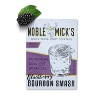 Blackberry Bourbon Smash single serve drink mix by Nick Moble's