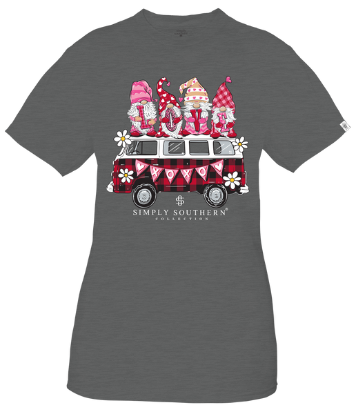 SImply Southern love gnome tshirt