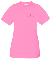 Simply Southern front pink short sleeve