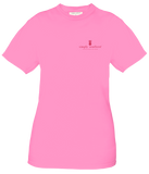 Simply Southern front pink short sleeve