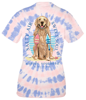 Simply Southern Salty Air sweet soul dog tshirt