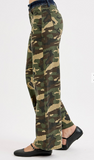 Risen Slouchy wide straight jeans Camo