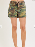 Risen Slouchy Camo shorts