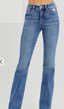 Risen Tummy Control High Rise Straight Jeans