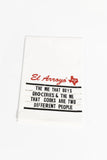 el larroyo tea towel groceries cooks
