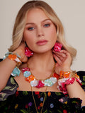 Lucy Necklace iridescent petals Multiple Color Options