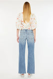 Kan Can Mid  Rise  true straight jeans medium wash