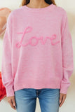 Pink Love Valentine Sweater
